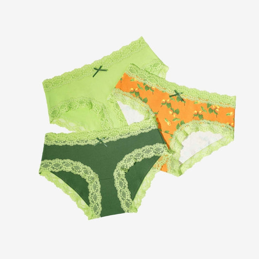 ABRICOT Pack de 3 Culottes Coton