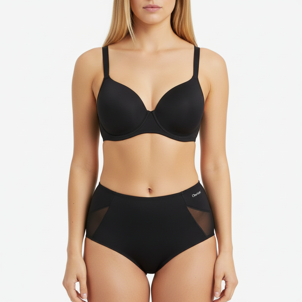 Mirage Noir Culotte ventre plat